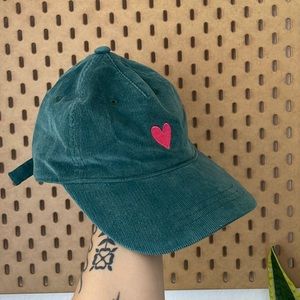 owned for years, never worn, green heart baseball cap 🧢
